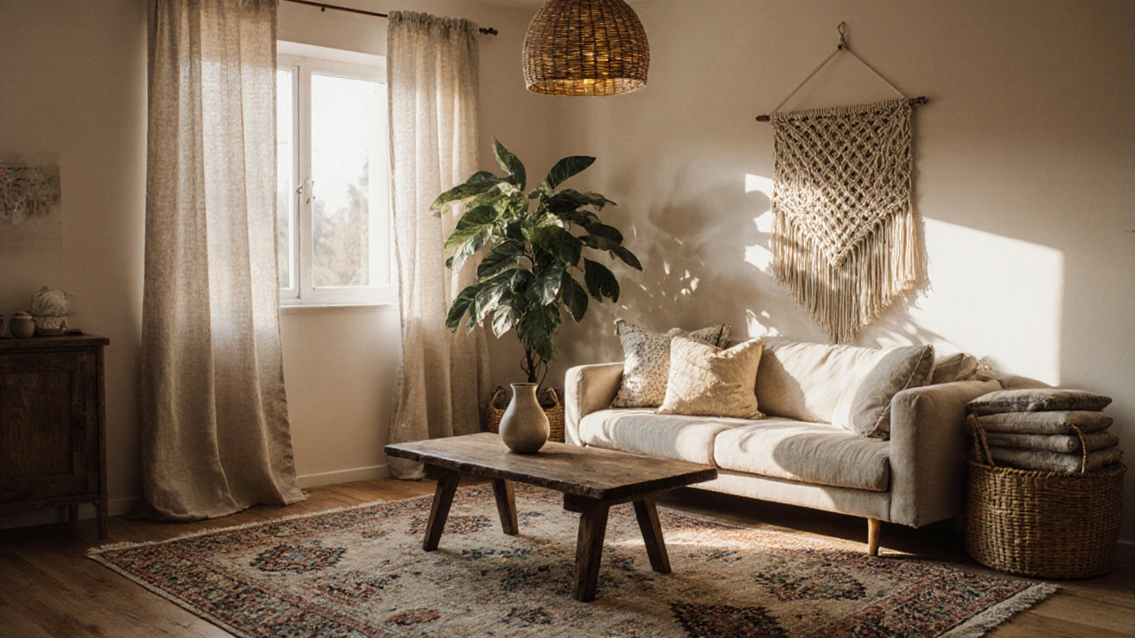 Boho-Wohnzimmer einrichten: So schaffst du Natürlichkeit und Freiheit im Wohnbereich