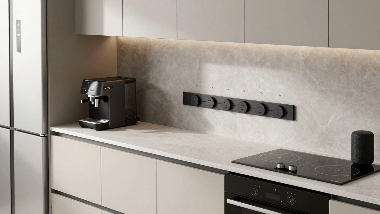 Küchensteckdosen und Anschlüsse: Die richtige Anzahl, Höhe und Normen für Ihre Renovierung