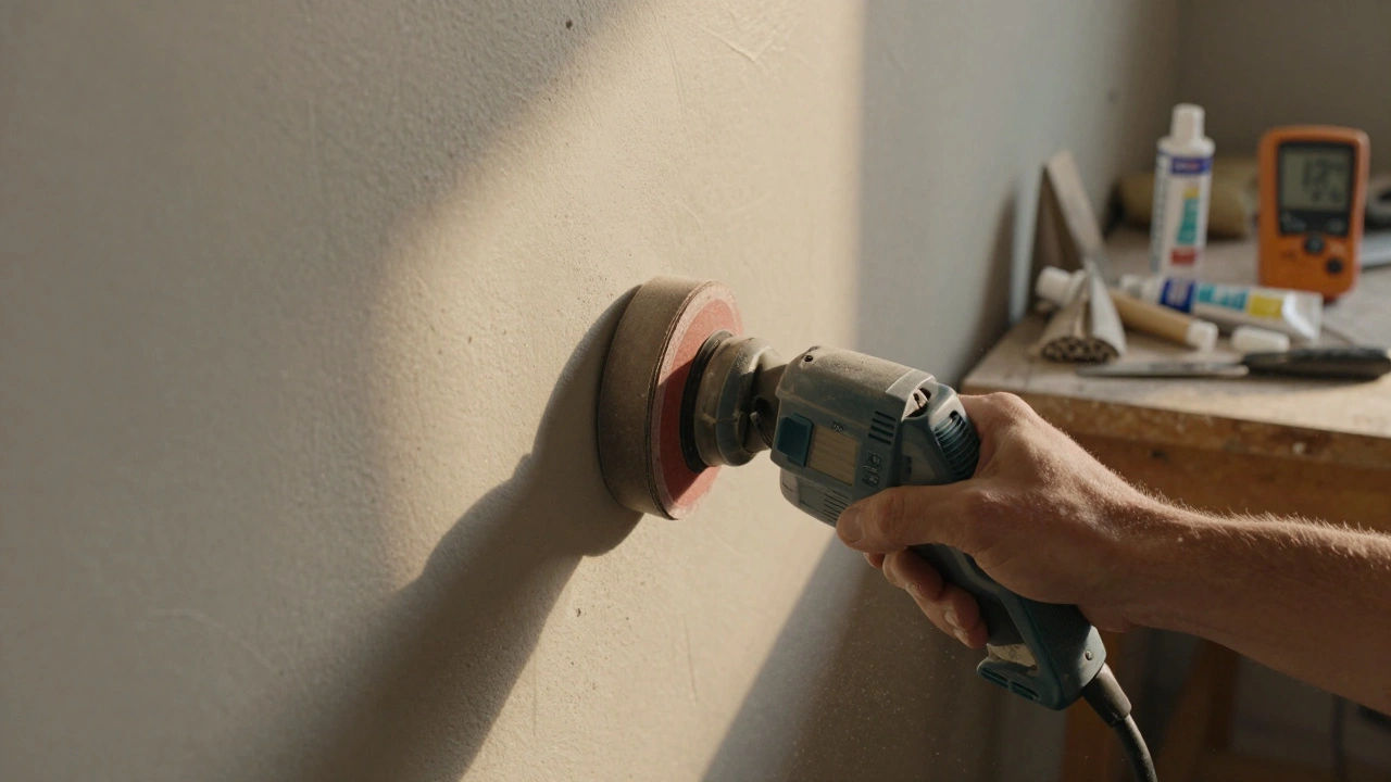 Wandflächen richtig vorbereiten: Schleifen, Spachteln, Entstauben - so wird Ihre Wand perfekt für den Anstrich