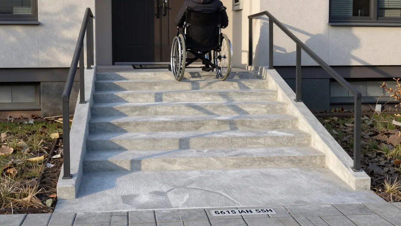 Rampen einbauen: So planen Sie die ideale Steigung und das richtige Material am Hauseingang