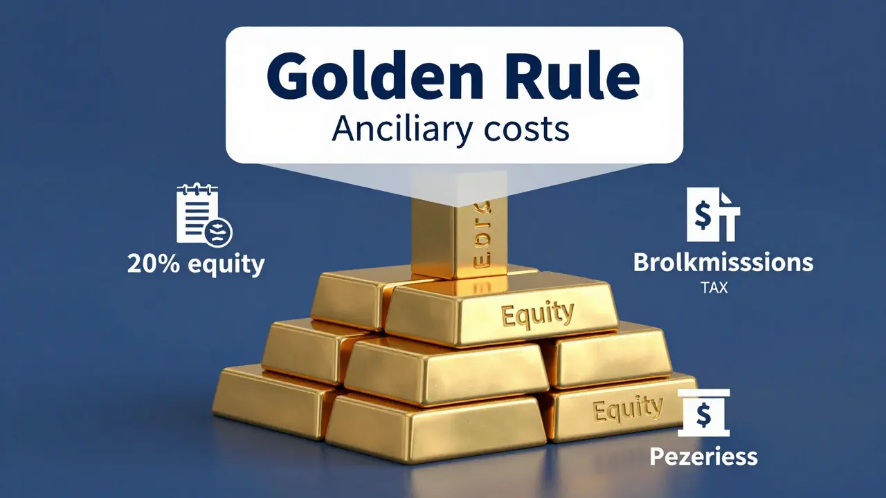 Goldene Ziegel als Fundament: Deckung der Nebenkosten durch Eigenkapital