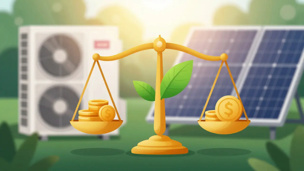 Abstrakte Darstellung von Energieersparnis und Finanzen