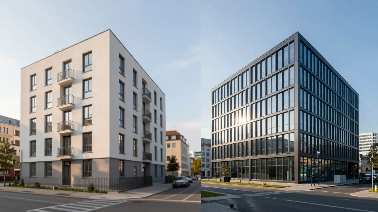 Gewerbeimmobilien vs. Wohnimmobilien: Renditevergleich für Anleger 2026