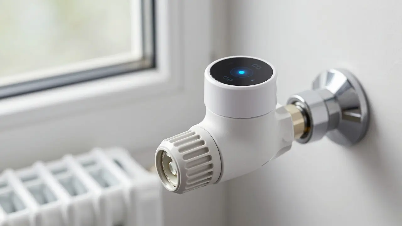 Smartes Heizkörperthermostat schaltet ab bei offenem Fenster